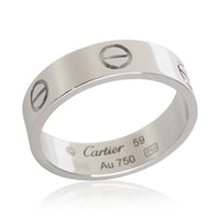 Cartier White Gold  Love Ring clasp