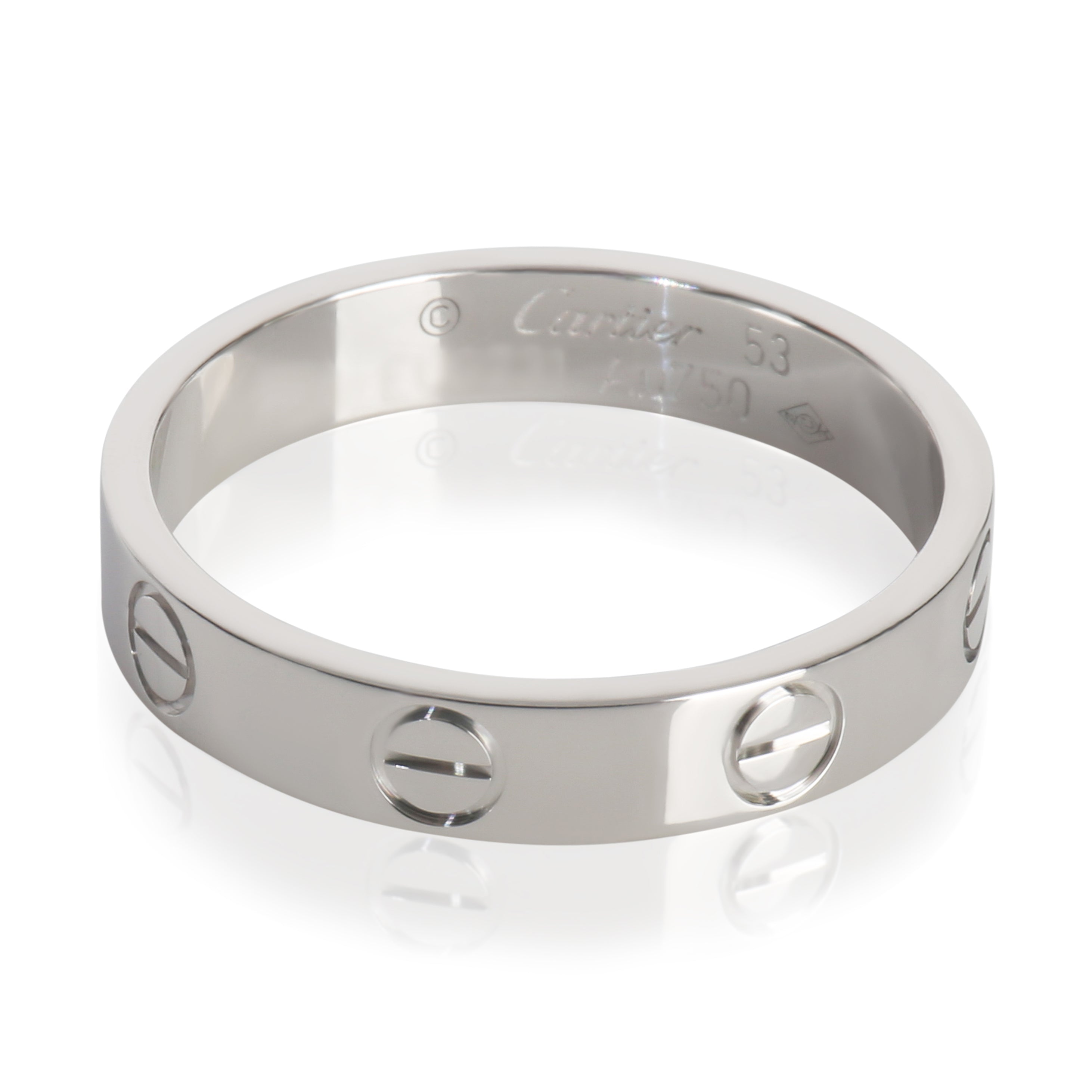 Cartier White Gold  Small Model Love Ring fv