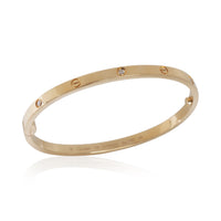 Cartier Yellow Gold Diamond Small Model Love Bracelet bv