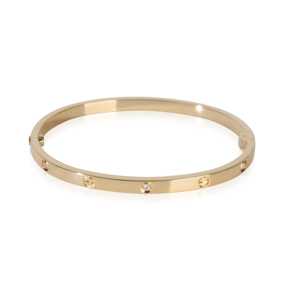 Cartier Yellow Gold Diamond Small Model Love Bracelet pv