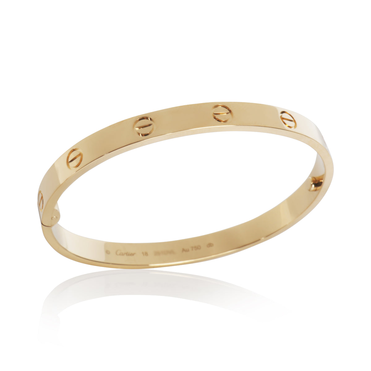 Cartier Yellow Gold  Single Screw Love Bracelet bv