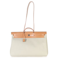 Hermès Beton Naturel Militaire Canvas Hunter Sable Herbag Zip Cabine Bag Handbag ad2