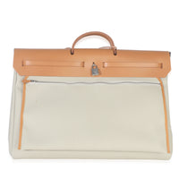 Hermès Beton Naturel Militaire Canvas Hunter Sable Herbag Zip Cabine Bag Handbag bv