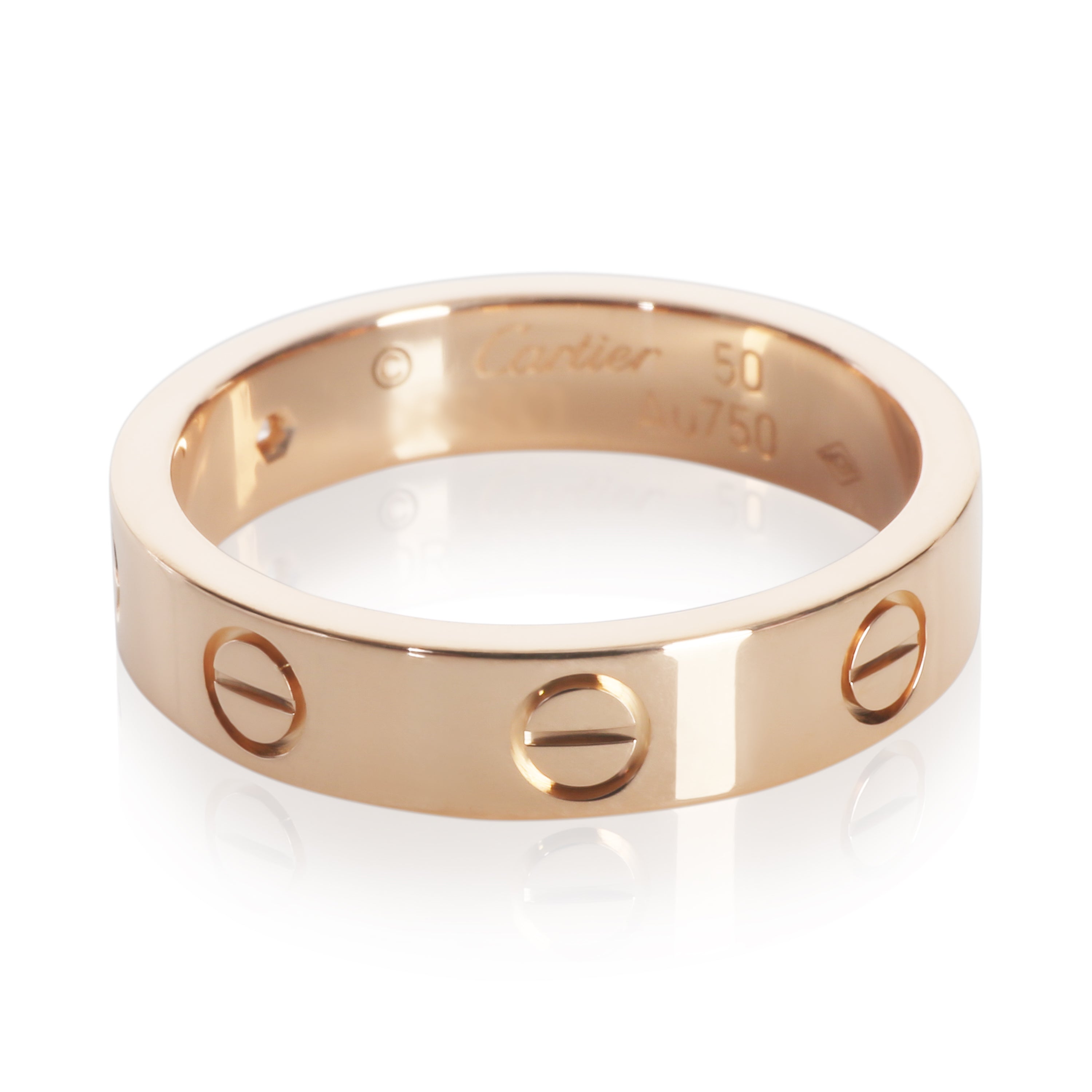 Cartier Rose Gold Diamond Small Model Love Ring fv
