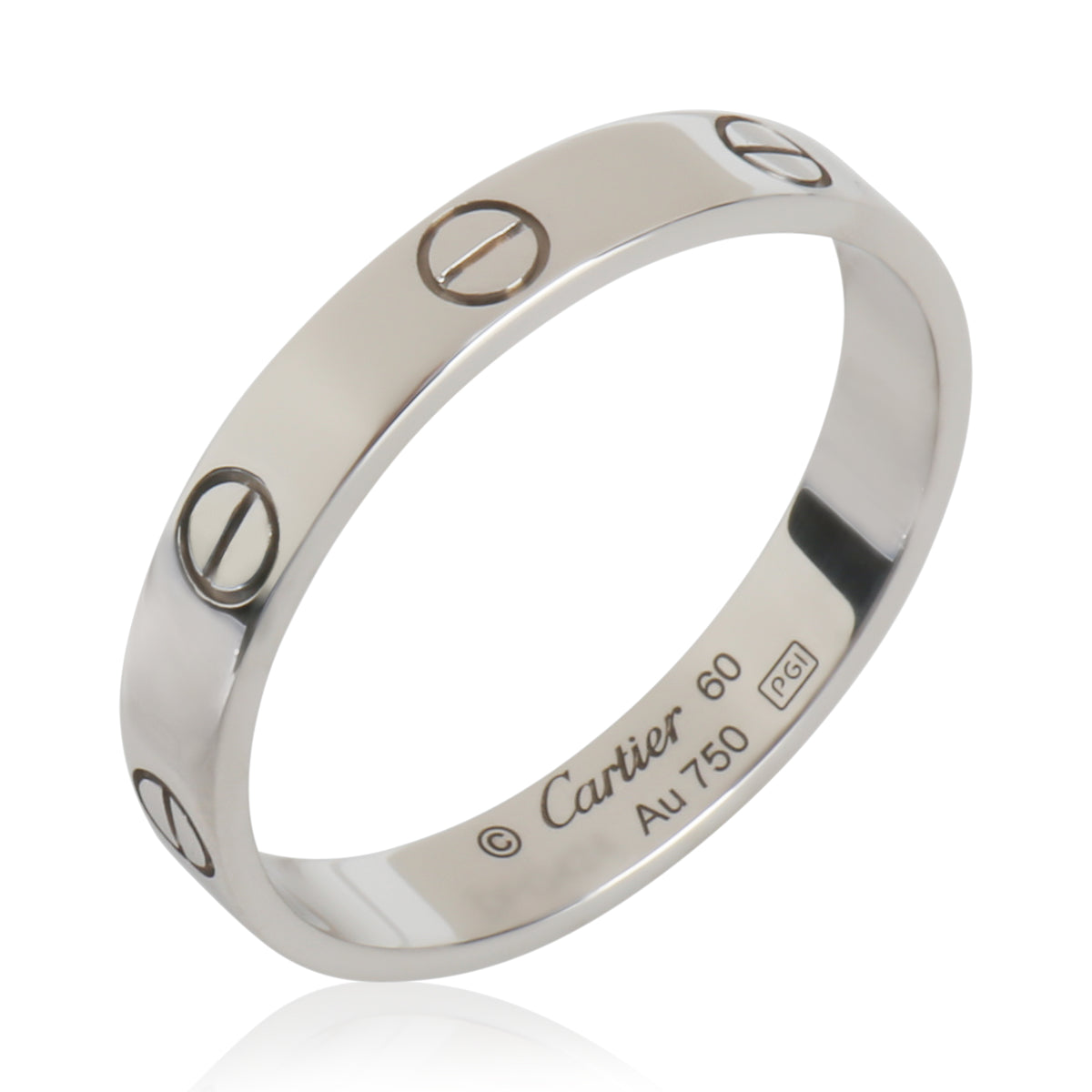 Cartier White Gold  Small Model Love Ring bv