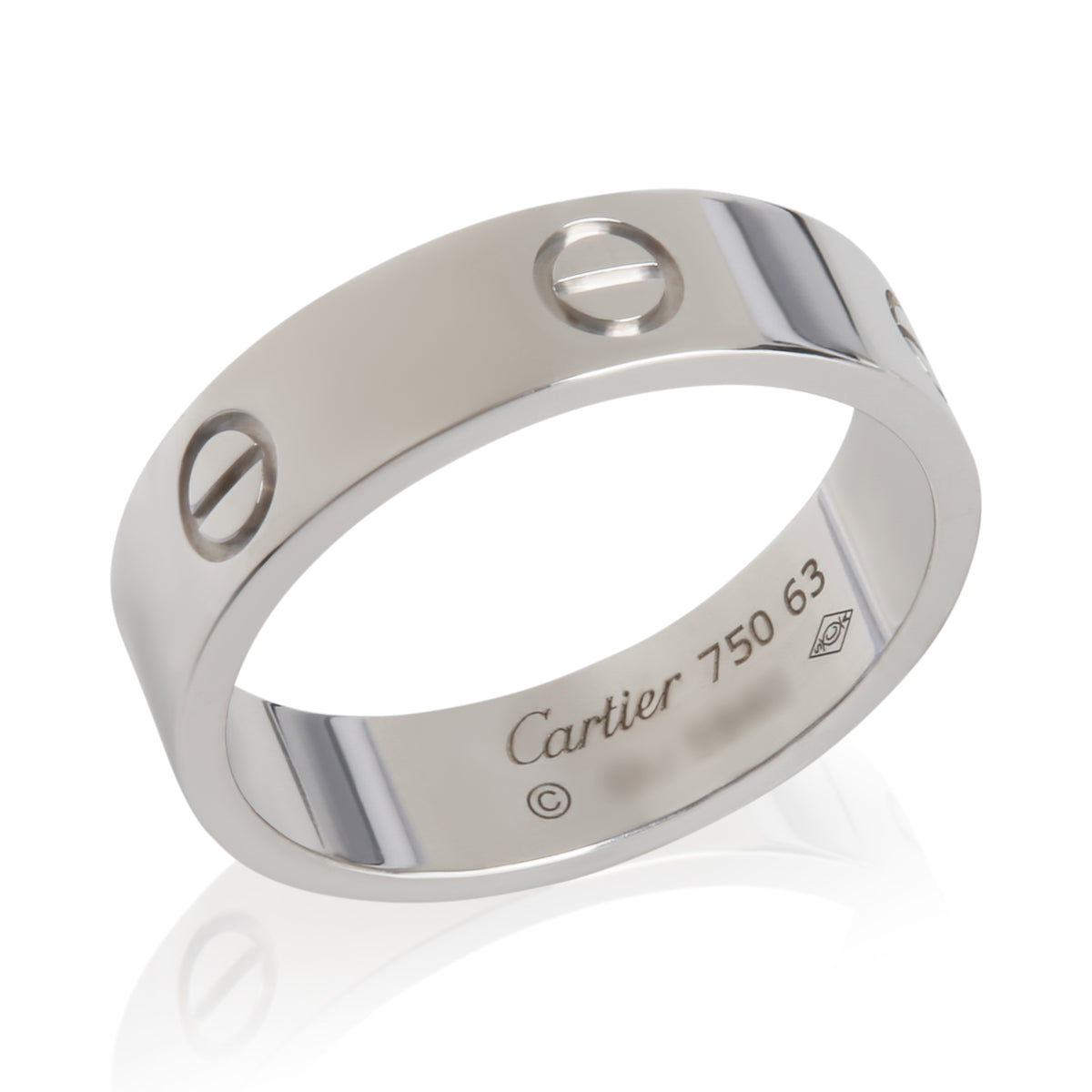 Cartier White Gold  Love Ring bv
