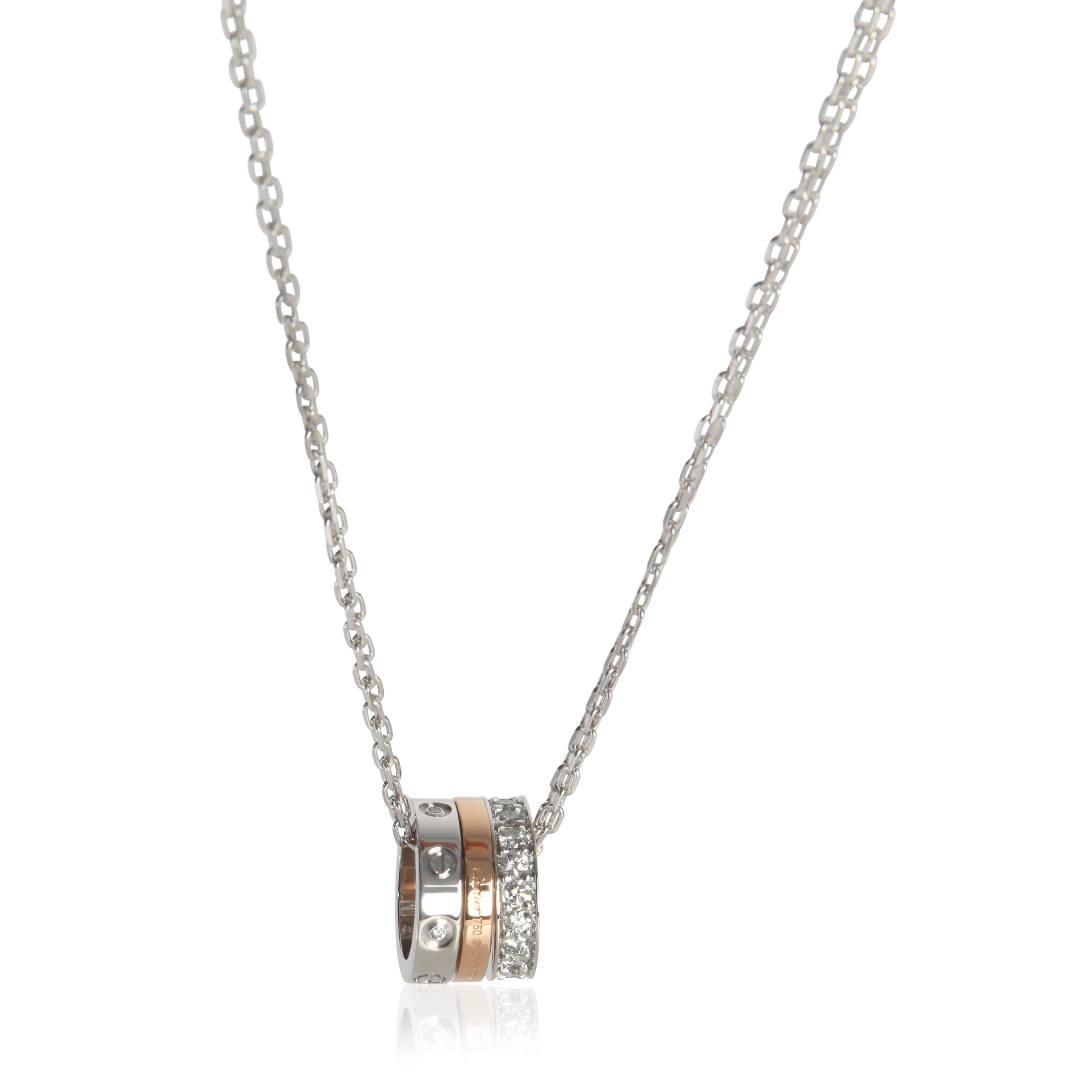 Cartier Diamond Love Necklace fv