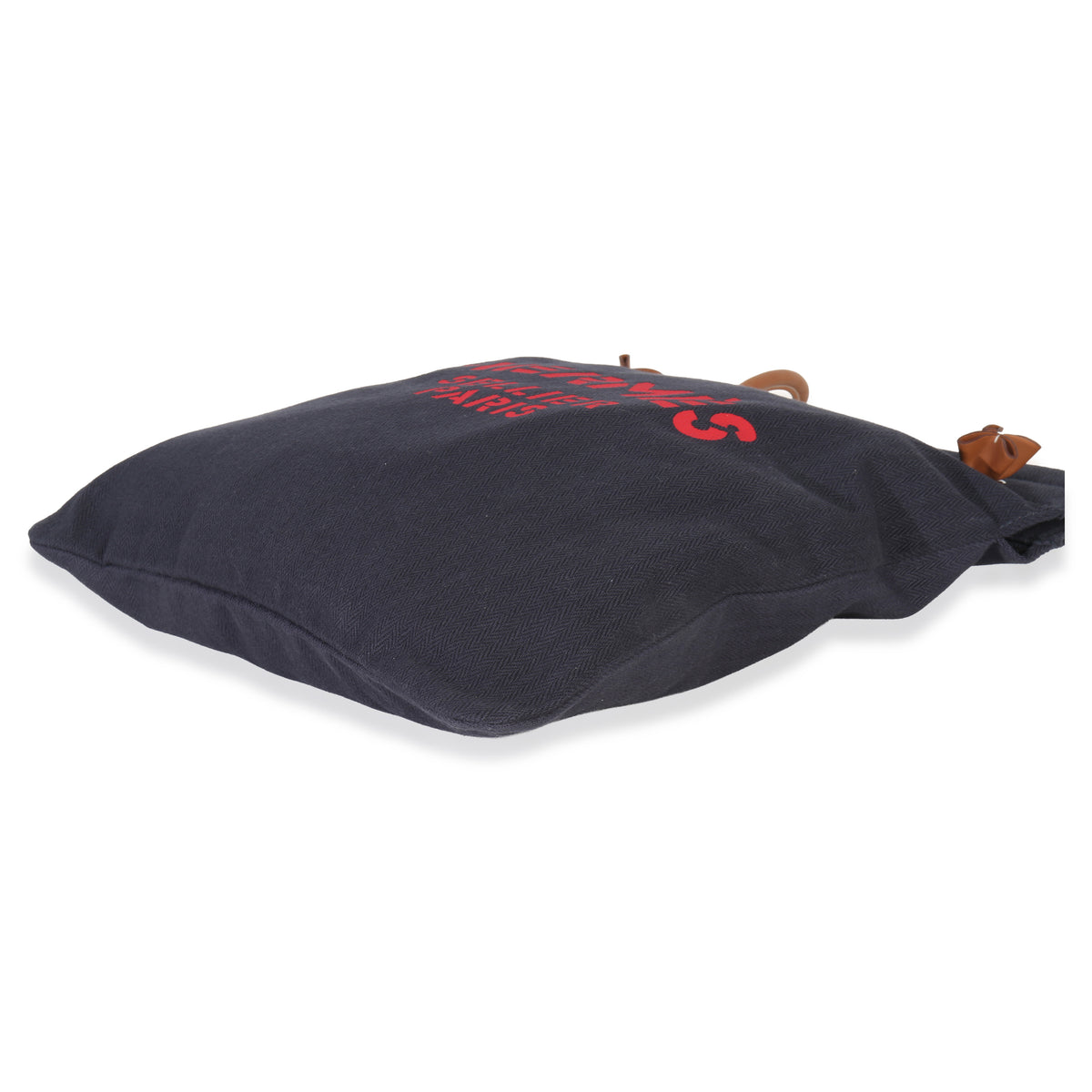 Hermès Bleu Indigo Gold Herringbone Canvas Swift Maline Bag box