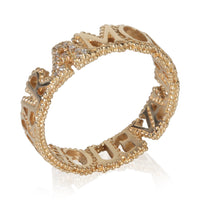 Gucci Yellow Gold Diamond L'Aveugle Par Amour Ring av
