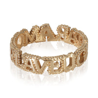 Gucci Yellow Gold Diamond L'Aveugle Par Amour Ring pv
