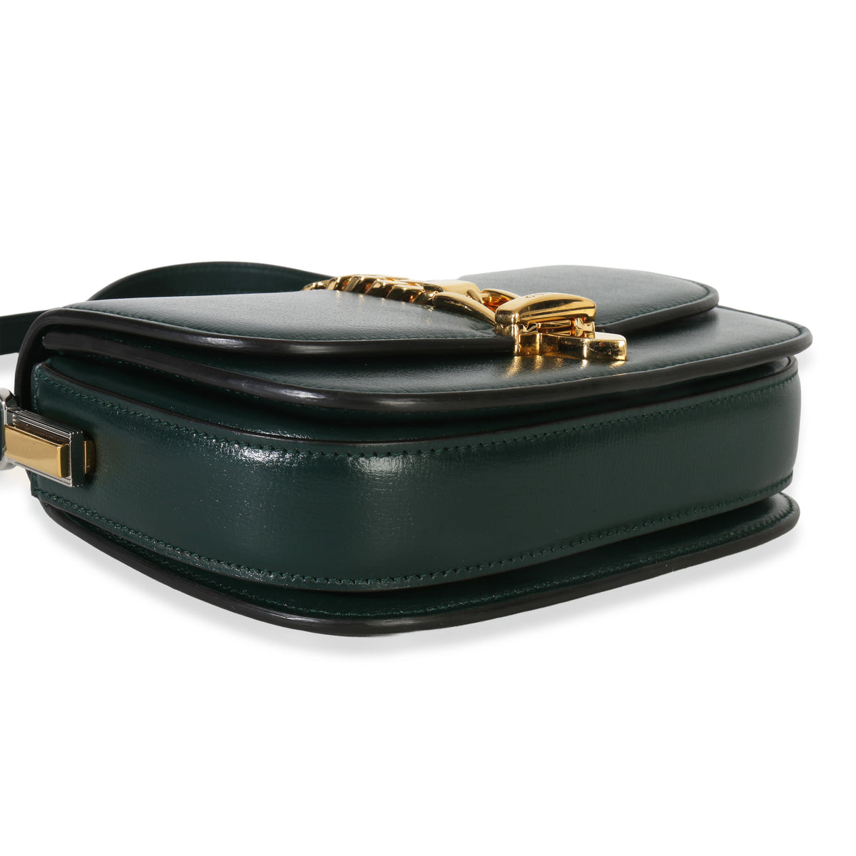 Gucci Dark Green Calfskin Mini Sylvie 1969 Bag Handbag av