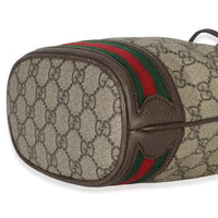 Gucci Beige GG Supreme Canvas Ophidia Mini Bucket Bag Handbag box