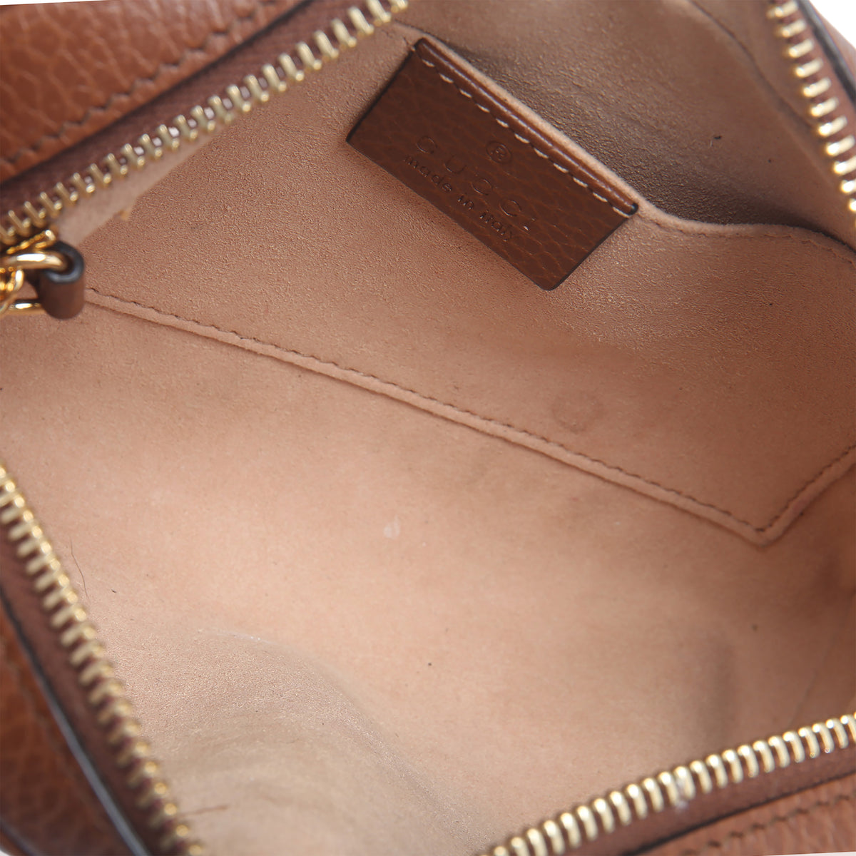 Gucci Brown Dollar Calfskin Navy GG Denim Mini Ophidia Crossbody Handbag ad3