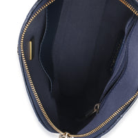 Chanel Navy Quilted Lambskin Coco Clutch On Chain Handbag ad2