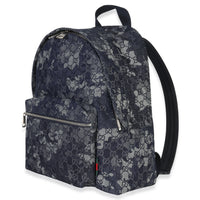 Gucci Navy Jacquard Denim GG Monogram Backpack Handbag sv