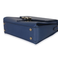 Gucci Blue Dollar Calfskin Small Interlocking G Shoulder Bag Handbag box