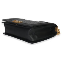 Chanel Black Quilted New Medium Boy Bag Handbag box