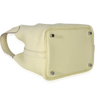 Hermès Jaune Milton Clemence Picotin Lock 18 PHW Handbag clasp