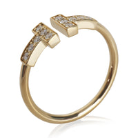 Tiffany & Co. Yellow Gold Diamond Tiffany T Wire Ring av