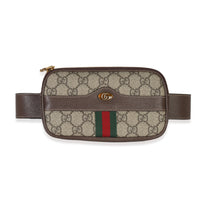 Gucci Beige GG Supreme Canvas Ophidia Belt Bag Handbag fv