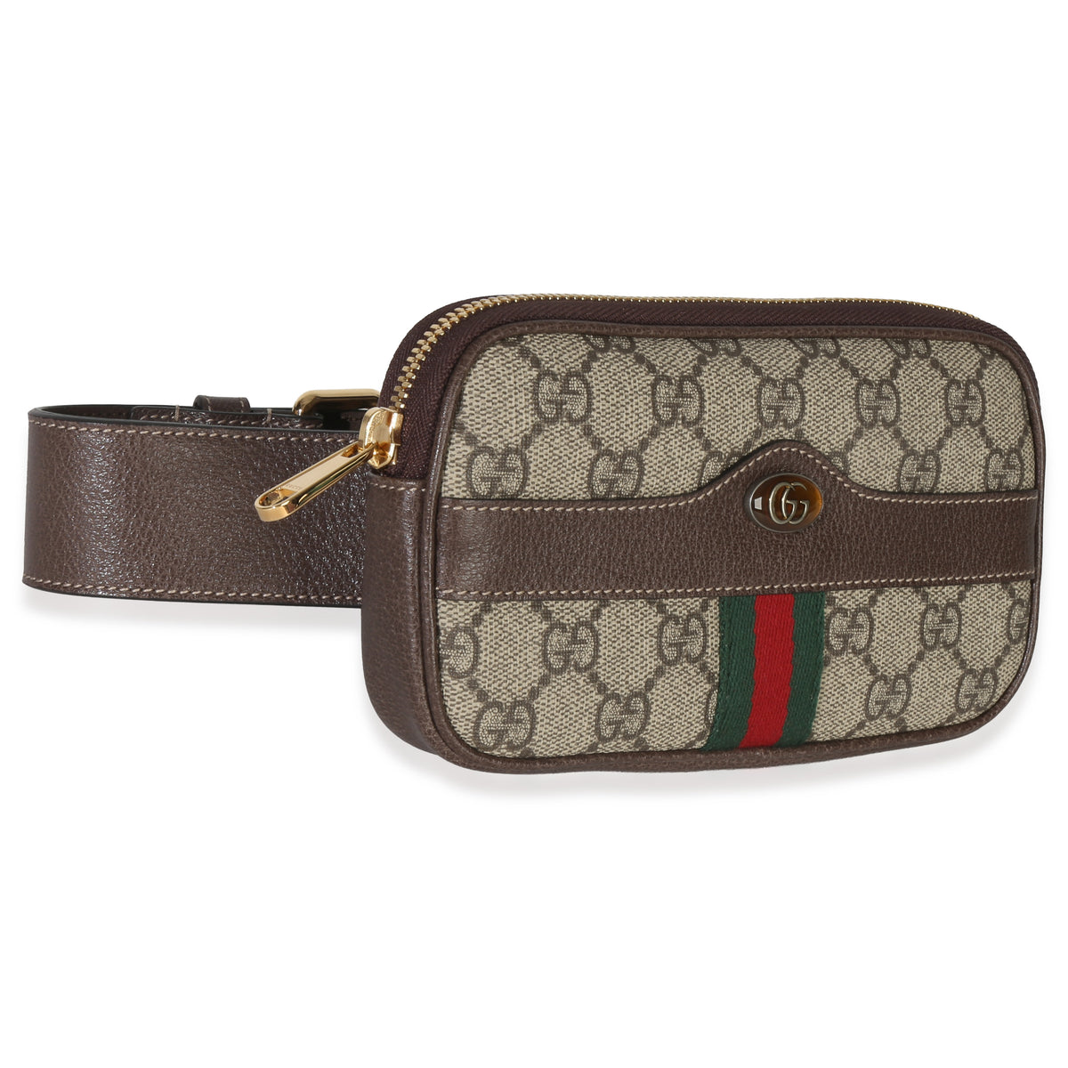 Gucci Beige GG Supreme Canvas Ophidia Belt Bag Handbag pv