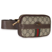 Gucci Beige GG Supreme Canvas Ophidia Belt Bag Handbag pv