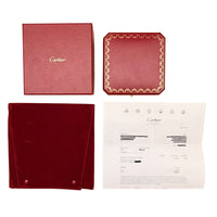 Cartier Yellow Gold Diamond Love Necklace box