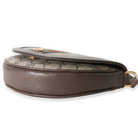 Gucci Beige GG Supreme Canvas Ophidia GG Curved Flap Bag Handbag box
