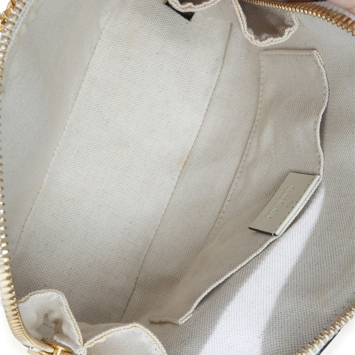 Gucci White Smooth Leather Small 1955 Horsebit Top Handle Bag Handbag ad1
