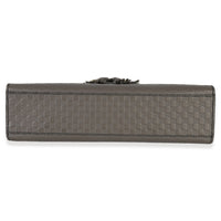 Gucci Grey ssima Emily Leather Medium Chain Shoulder Bag Handbag stamp