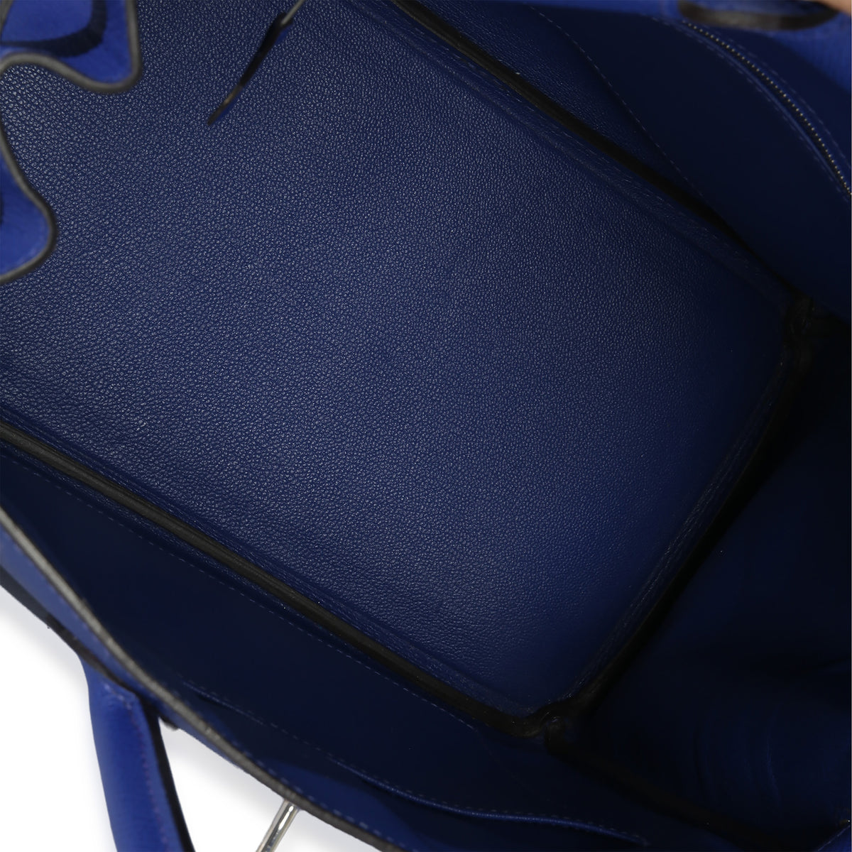 Hermès Bleu Electrique Epsom Birkin 30 PHW Handbag ad1