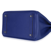 Hermès Bleu Electrique Epsom Birkin 30 PHW Handbag box