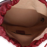 Gucci Red Calfskin Horsebit 1955 Drawstring Bucket Bag Handbag av