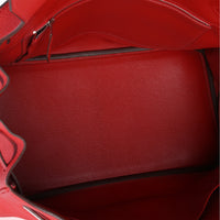 Hermès Rouge Casaque Togo Birkin 35 PHW Handbag ad1