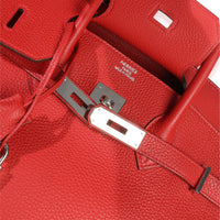 Hermès Rouge Casaque Togo Birkin 35 PHW Handbag av