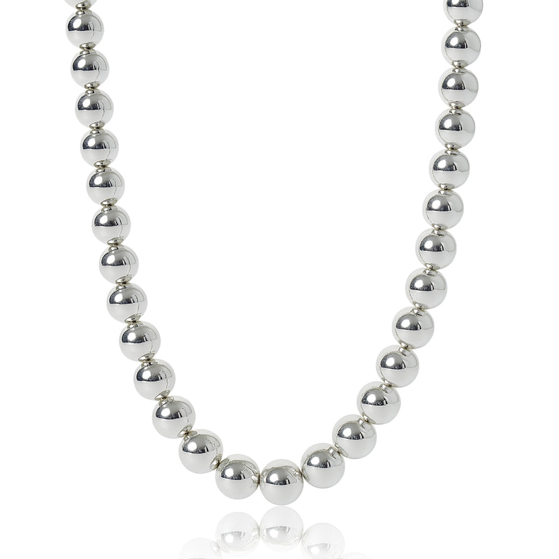Tiffany & Co. Sterling Silver  HardWear Graduating Ball Necklace fv