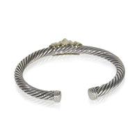 David Yurman Yellow Gold & Sterling Silver Amethyst and Iolite Renaissance Brace pv