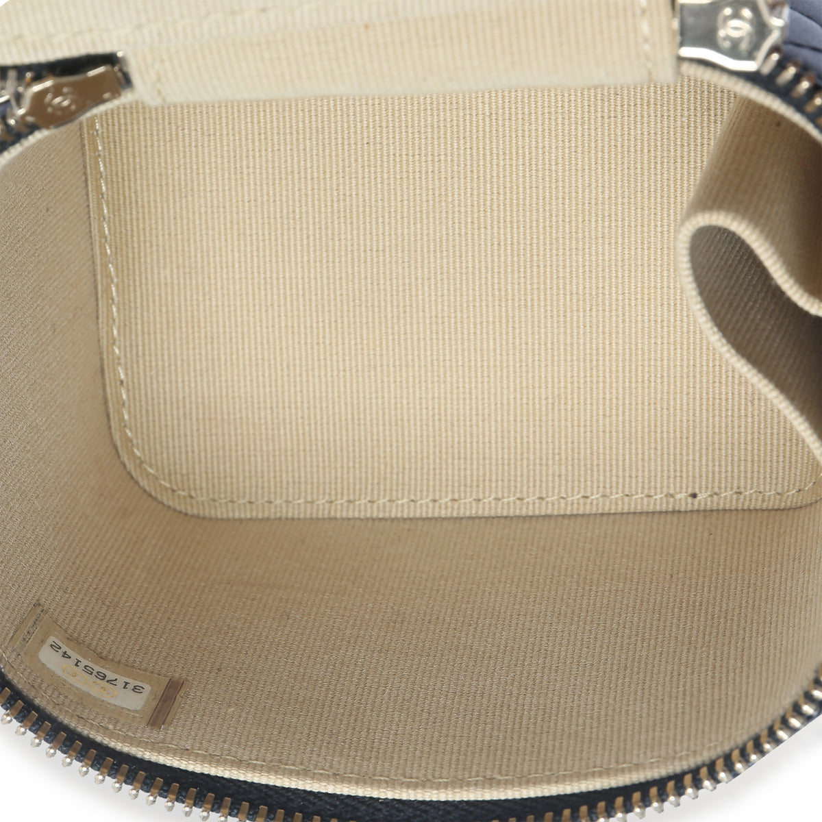 Chanel Black Quilted Lambskin Mini Pearl Crush Vanity Case Handbag ad1