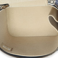 Chanel Black Quilted Lambskin Mini Pearl Crush Vanity Case Handbag ad1