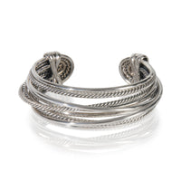 David Yurman Sterling Silver  Crossover Bracelet fv