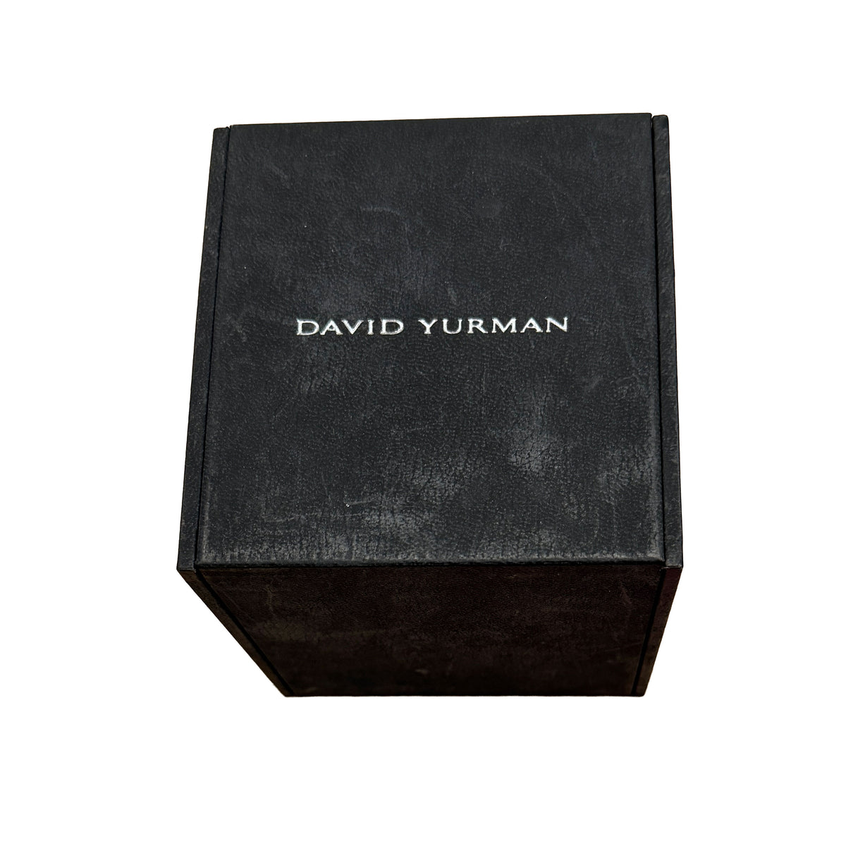 David Yurman Sterling Silver  Large Cable Hoop Earrings box