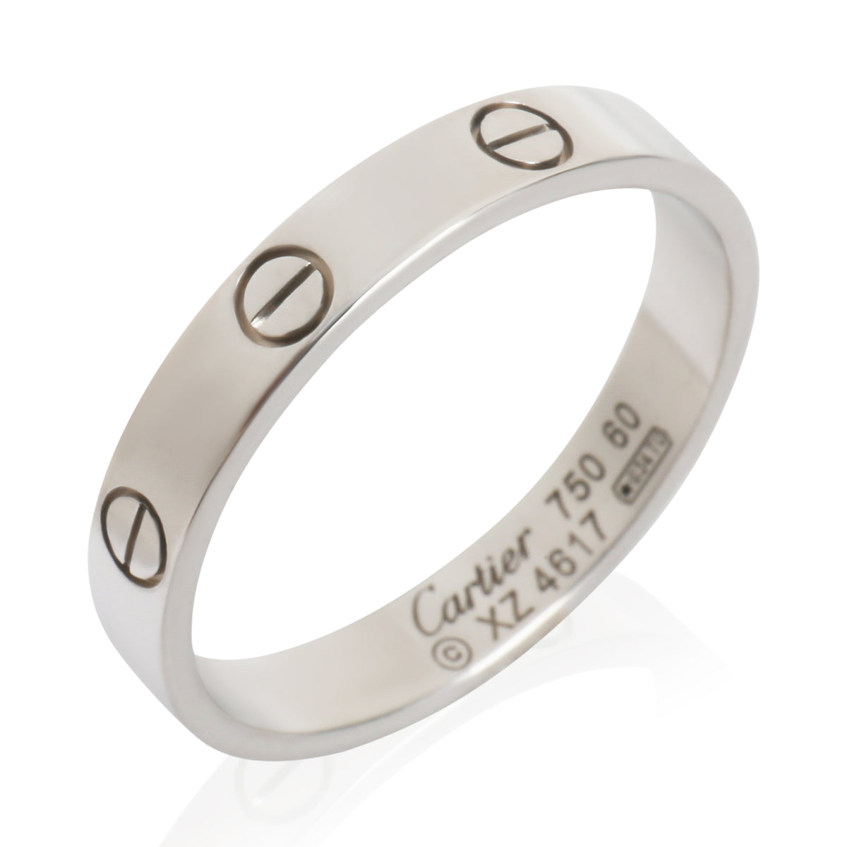 Cartier White Gold  Small Model Love Ring bv