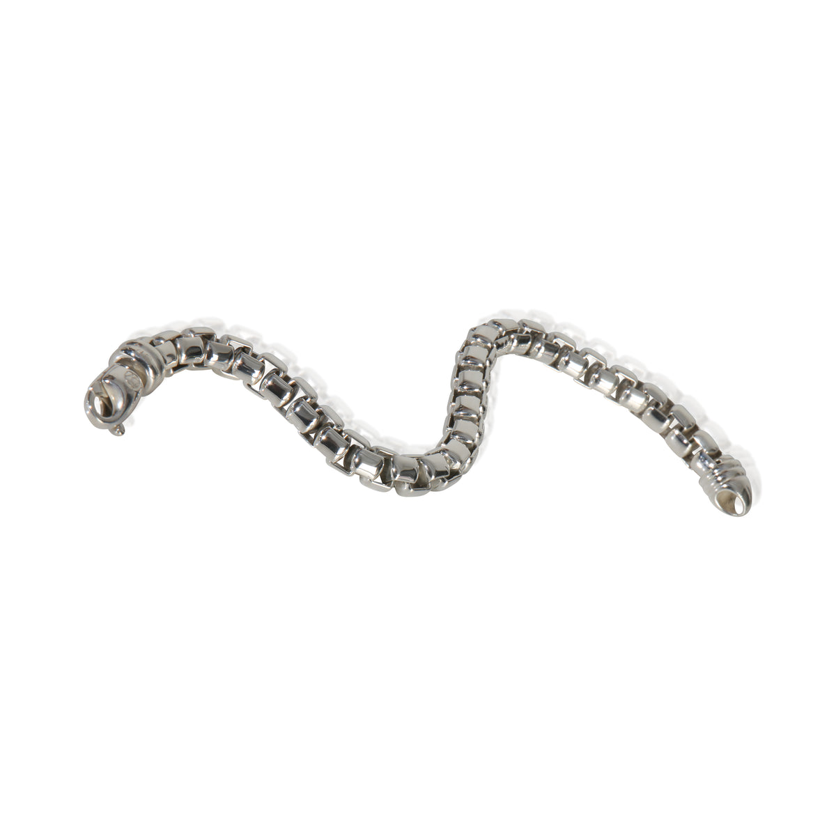 David Yurman Sterling Silver  7.3mm Box Chain Bracelet bv