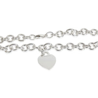Tiffany & Co. Sterling Silver  Heart Tag Necklace pv