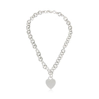 Tiffany & Co. Sterling Silver  Heart Tag Necklace bv