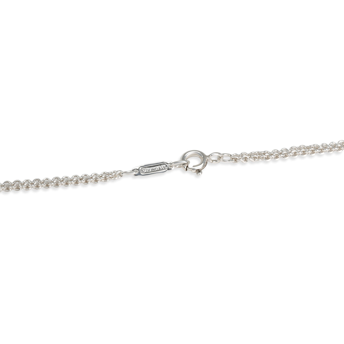 Tiffany & Co. Sterling Silver  Infinity Pendant clasp