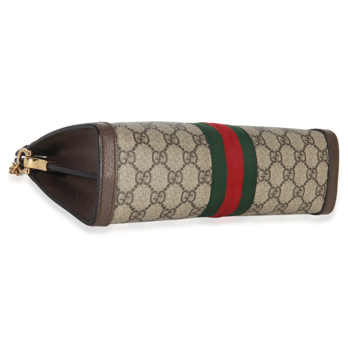 Gucci Beige GG Supreme Web Ophidia GG Small Shoulder Bag Handbag clasp