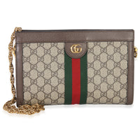 Gucci Beige GG Supreme Web Ophidia GG Small Shoulder Bag Handbag fv