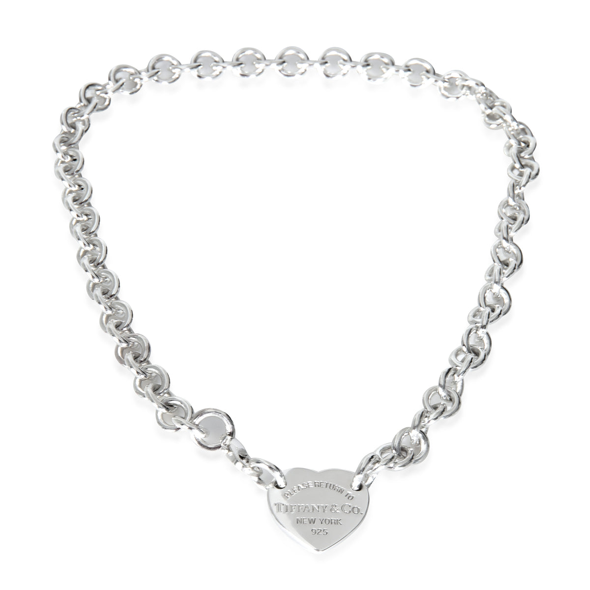 Tiffany & Co. Sterling Silver  Return To Tiffany Necklace lv