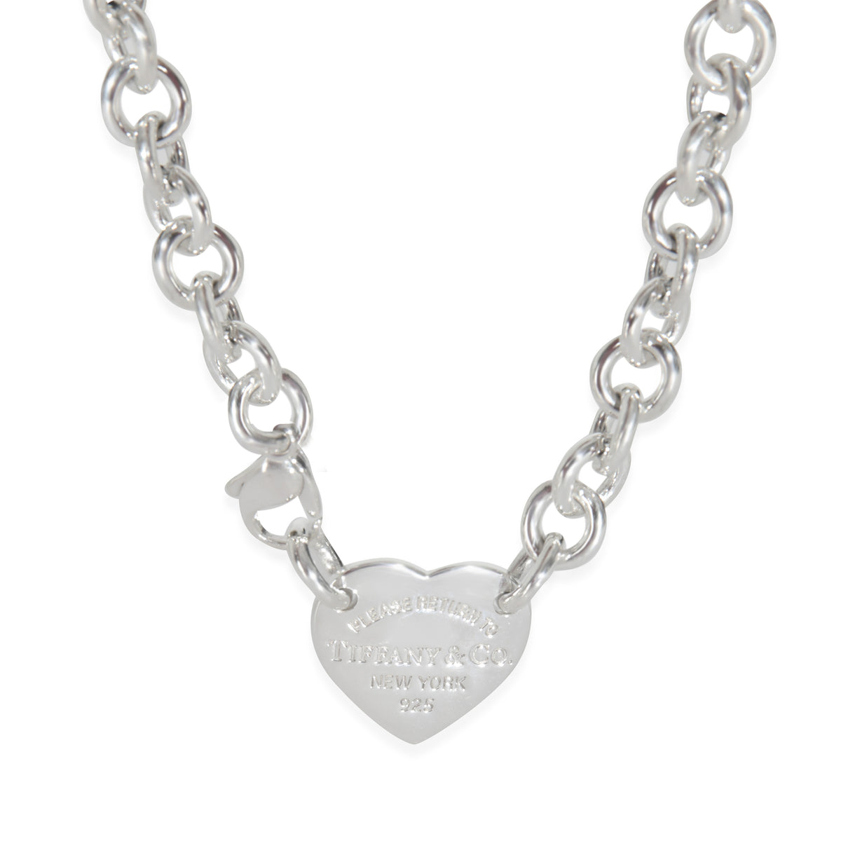 Tiffany & Co. Sterling Silver  Return To Tiffany Necklace fv
